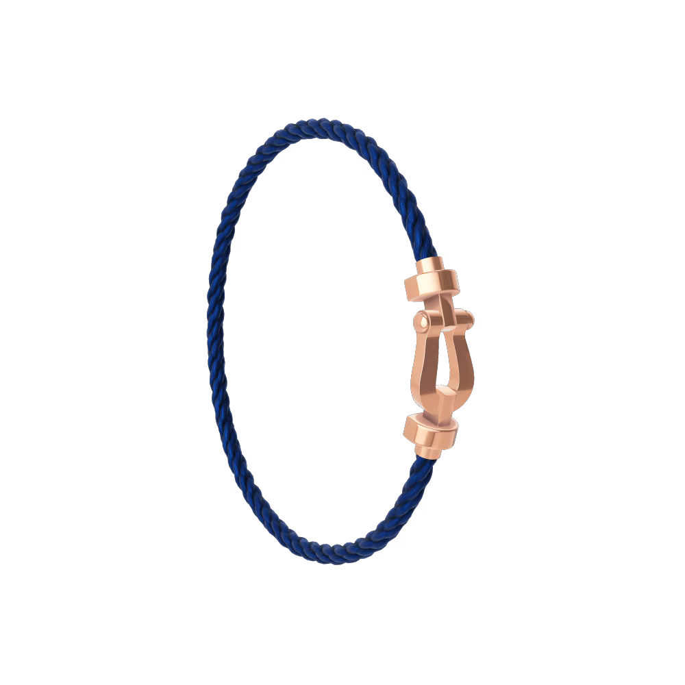 FORCE 10 BRACELET 18K PINK GOLD MEDIUM MODEL