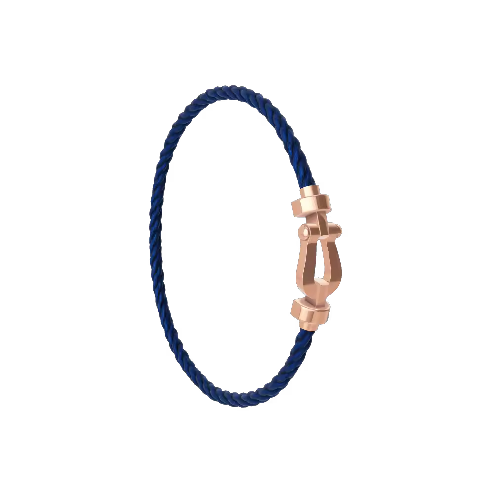 FORCE 10 BRACELET 18K PINK GOLD MEDIUM MODEL