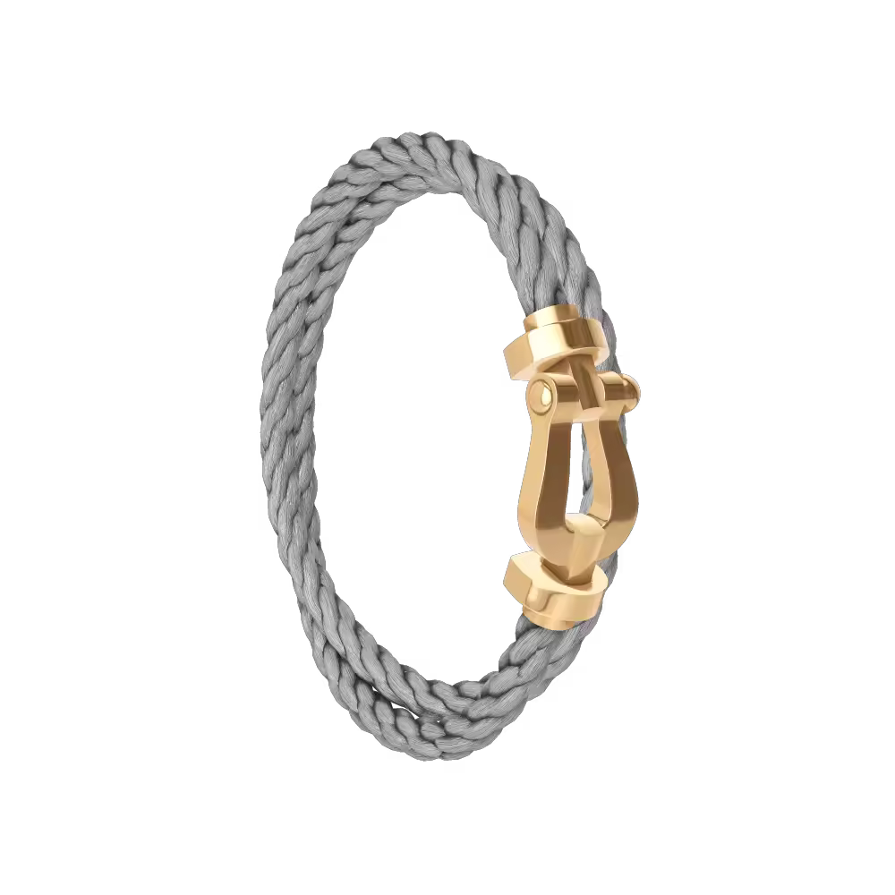 FORCE 10 BRACELET 18K YELLOW GOLD LARGE MODEL