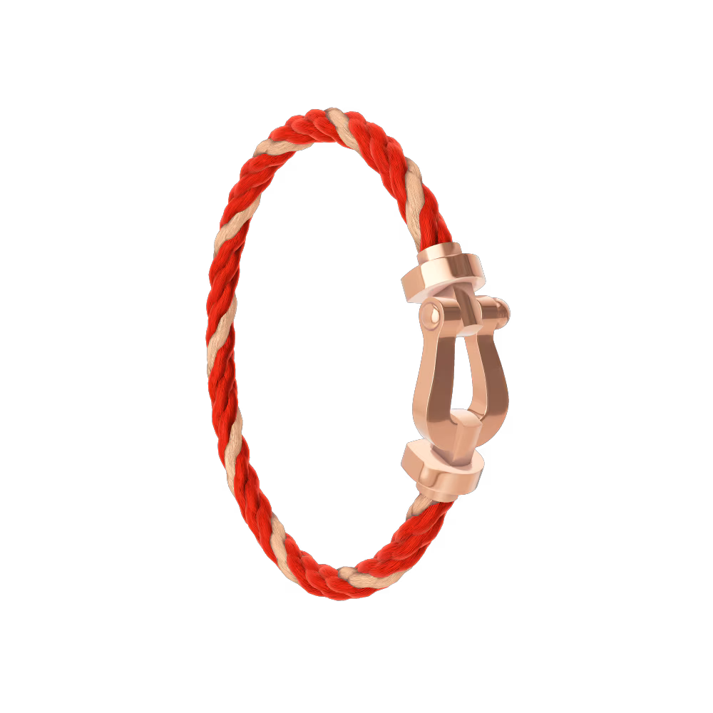 FORCE 10 BRACELET 18K PINK GOLD LARGE MODEL