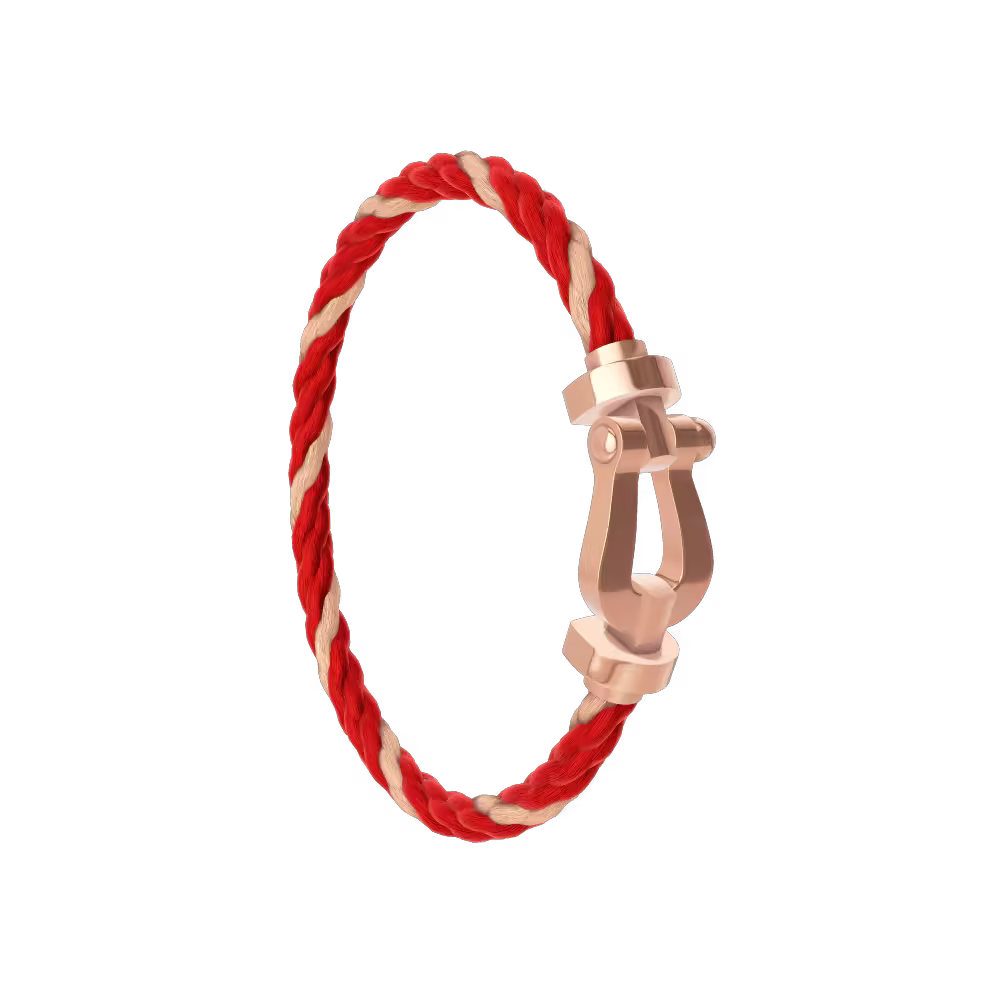 FORCE 10 BRACELET 18K PINK GOLD LARGE MODEL