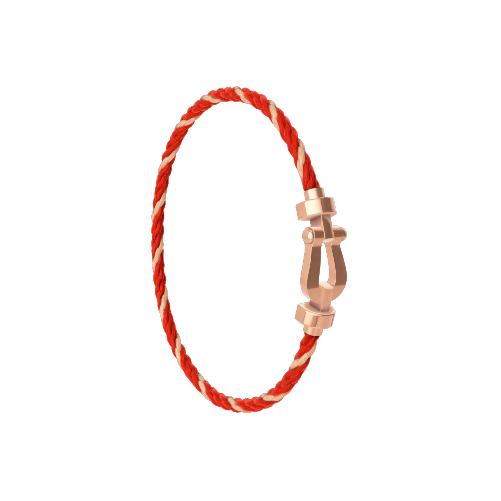 FORCE 10 BRACELET 18K PINK GOLD MEDIUM MODEL
