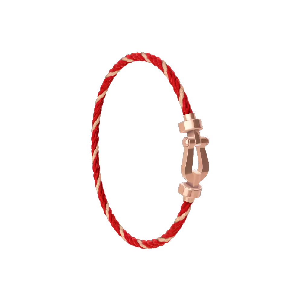 FORCE 10 BRACELET 18K PINK GOLD MEDIUM MODEL