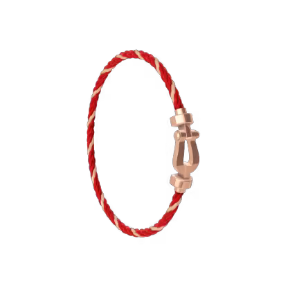 FORCE 10 BRACELET 18K PINK GOLD MEDIUM MODEL