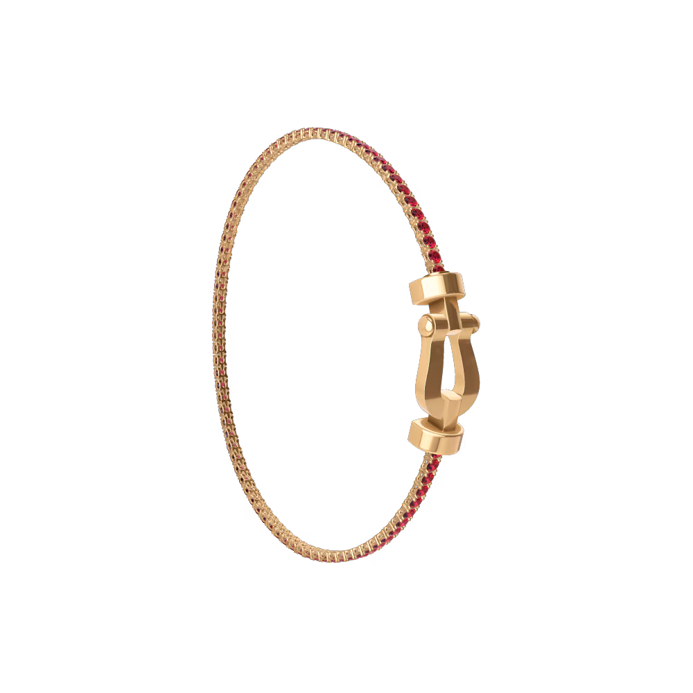 FORCE 10 BRACELET 18K YELLOW GOLD MEDIUM MODEL