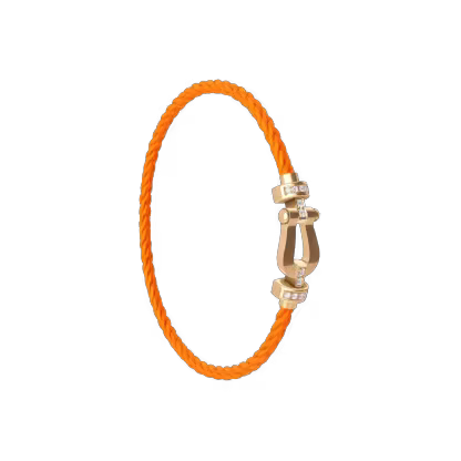 FORCE 10 BRACELET 18K YELLOW GOLD AND DIAMONDS MEDIUM MODEL
