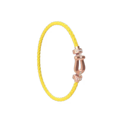FORCE 10 BRACELET 18K PINK GOLD AND DIAMONDS MEDIUM MODEL