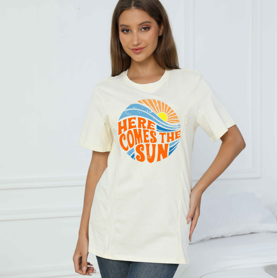 Here Comes the Sun Nursing T-shirt