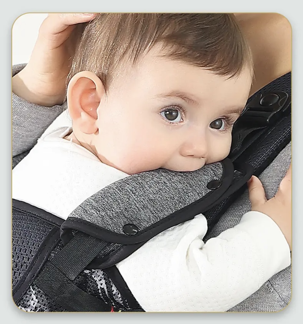 Dual-shoulder Horizontal Newborn Carrier with waist support