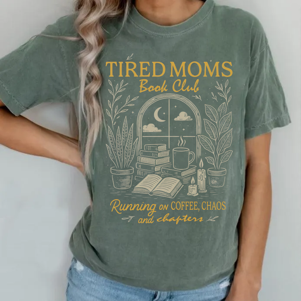 Tired Moms Book Club Nursing Top