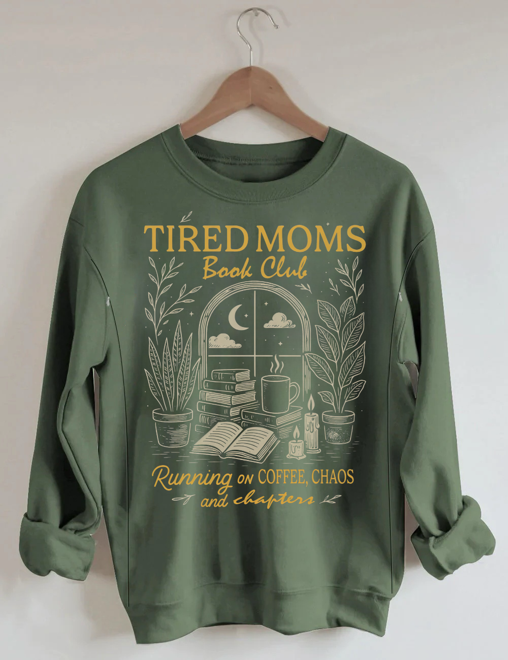 Tired Moms Book Club Nursing Top