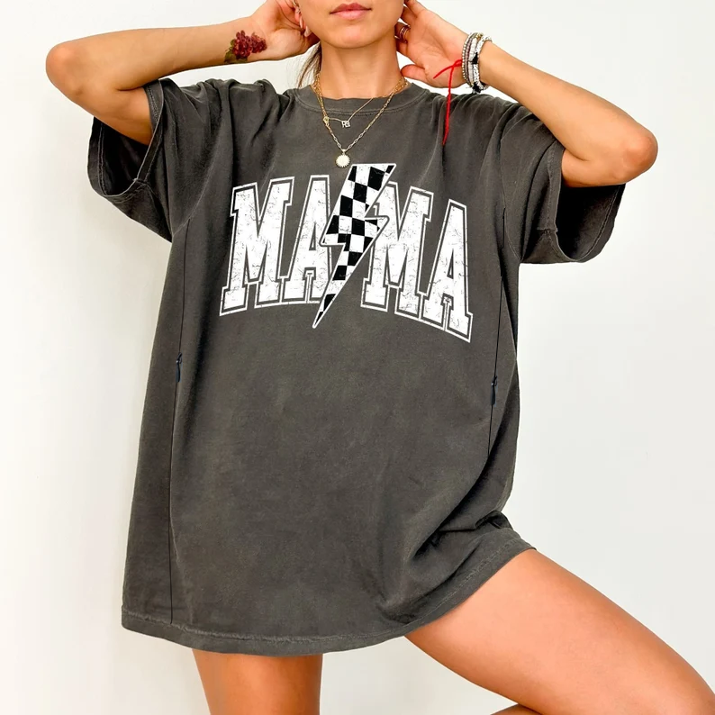 Lightning Bolt Mama Nursing Tee-LullabMommy