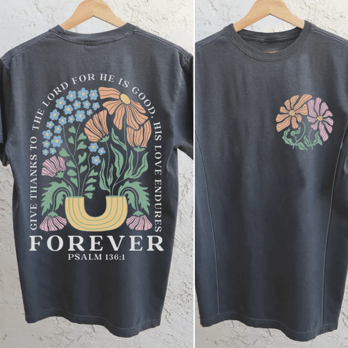 His Love Endures Forever Nursing T-shirt-LullabMommy