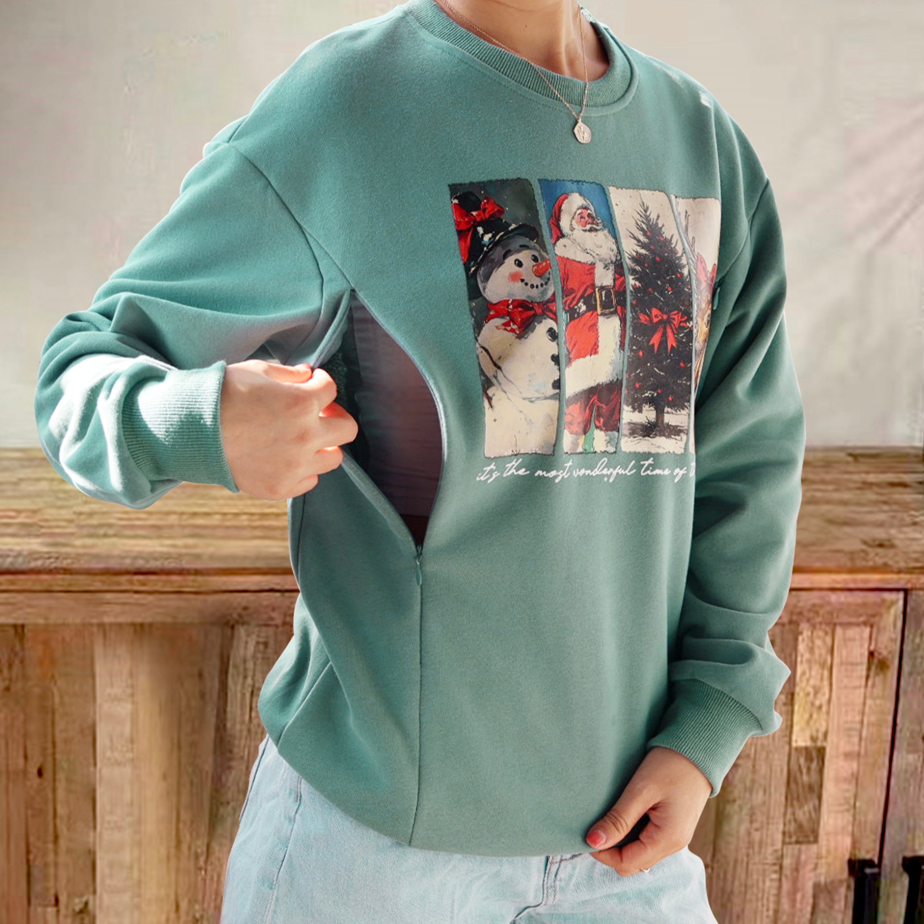 The Most Wonderful Time of The Years Nursing Sweatshirt-LullabMommy