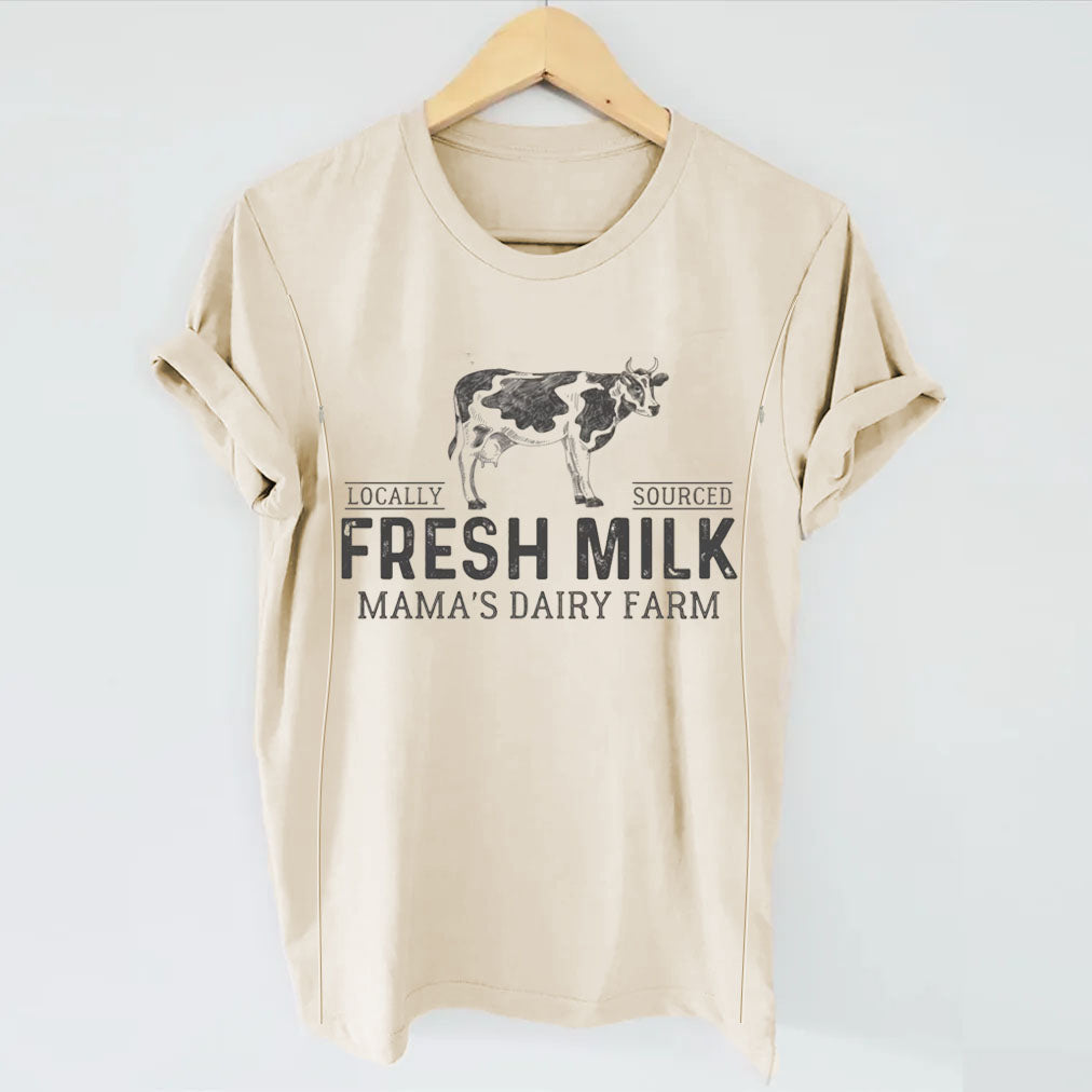 Farm Fresh Breastfeeding T-Shirt-LullabMommy