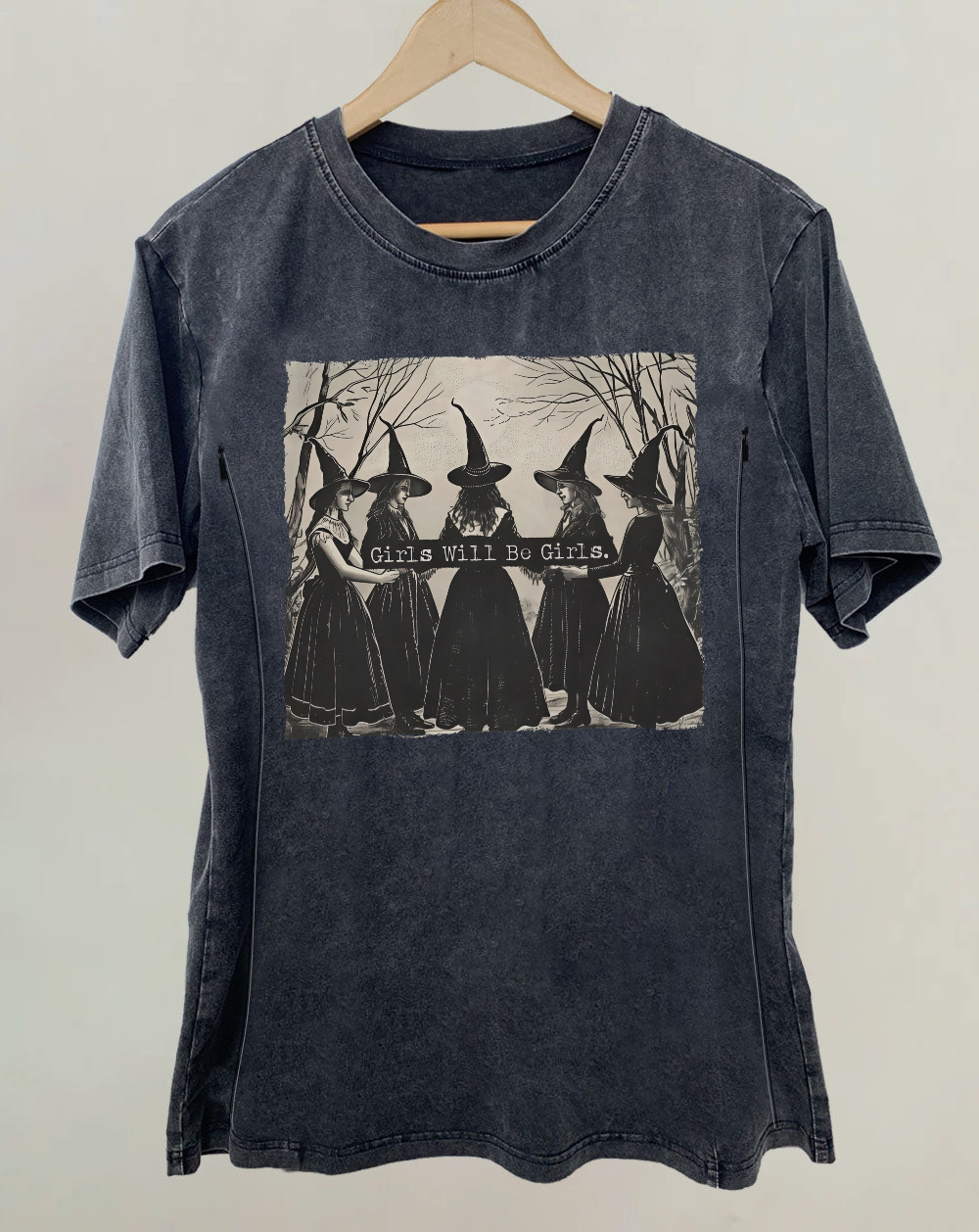 Girls Will Be Girls Witch Nursing T-shirt