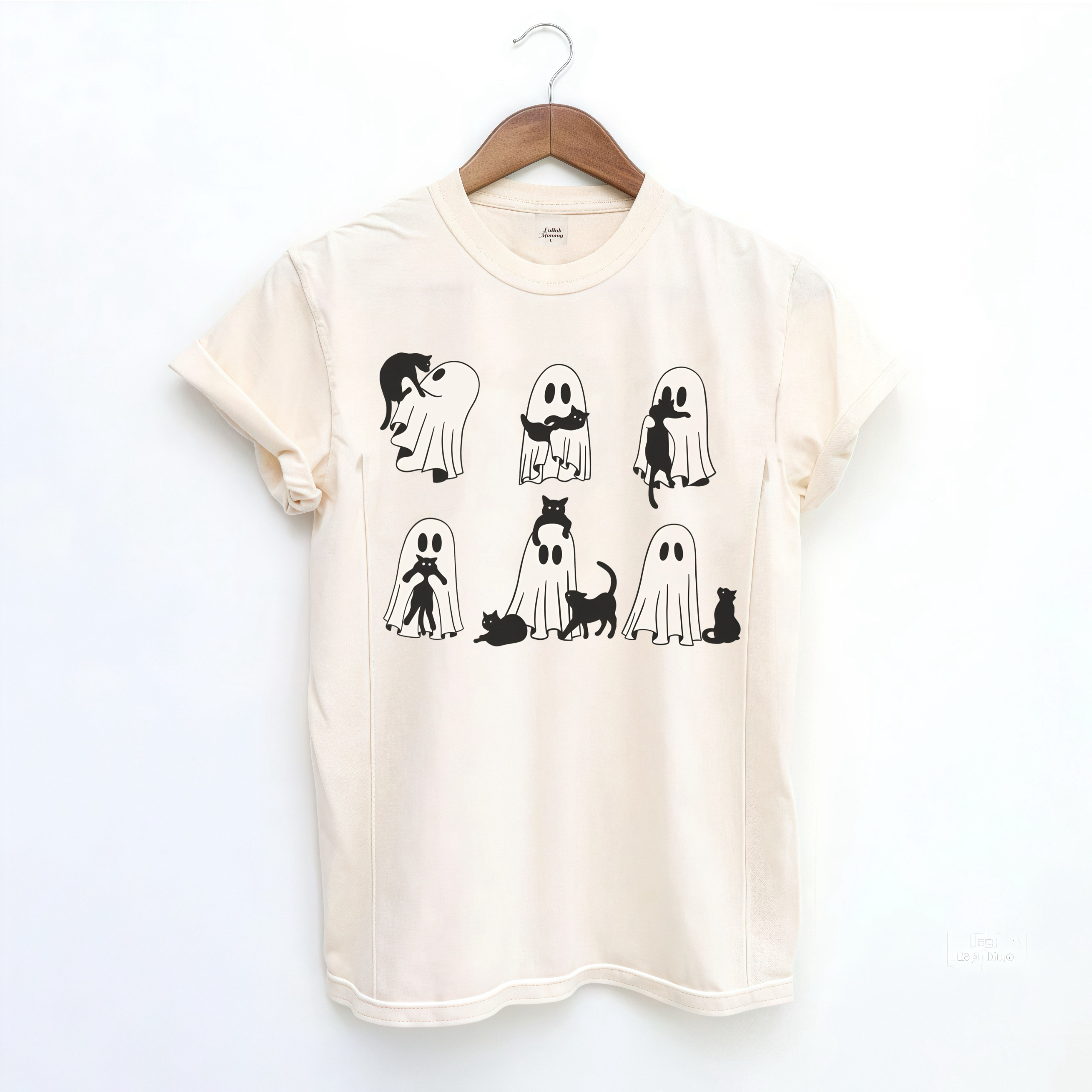 Cat Ghost Nursing T-shirt