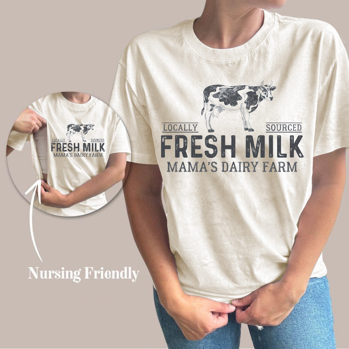 Farm Fresh Breastfeeding T-Shirt