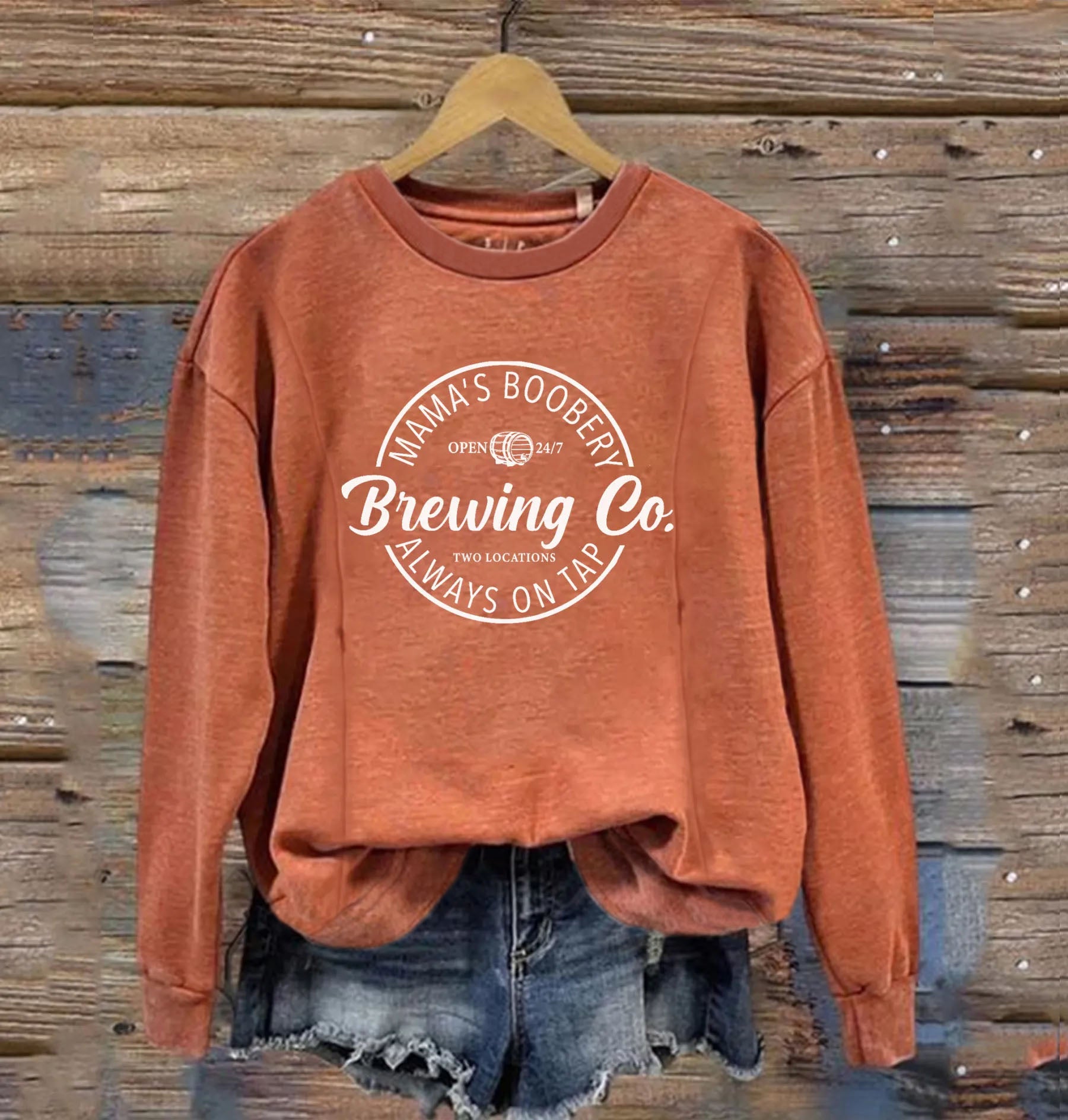 Funny Breastfeeding Nursing Crewneck Sweatshirt-LullabMommy