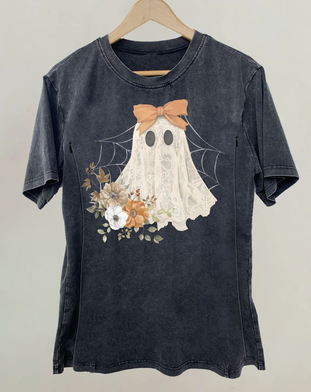 Halloween Cute Ghost Nursing T-shirt