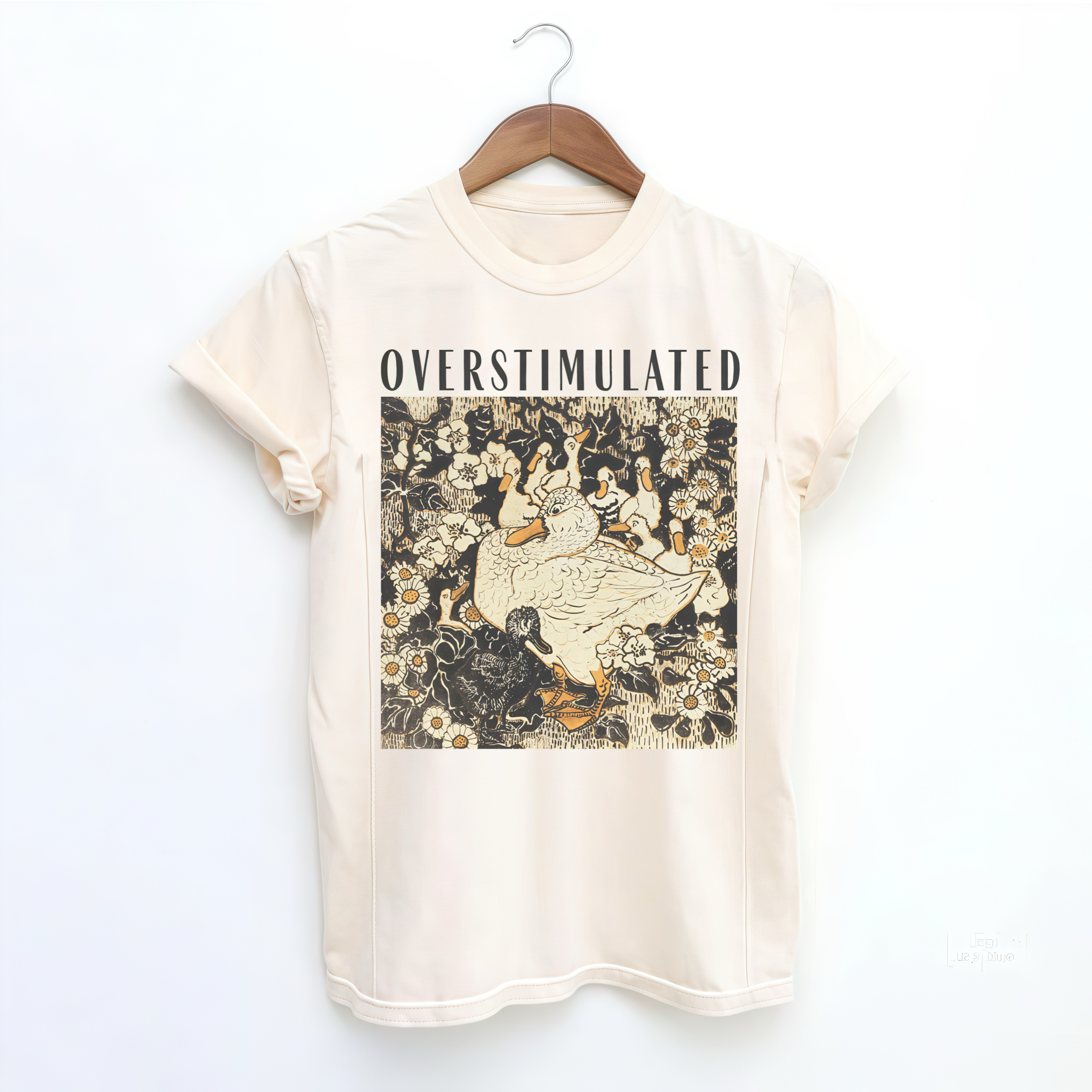 Overstimulated Mama Duck Nursing T-shirt