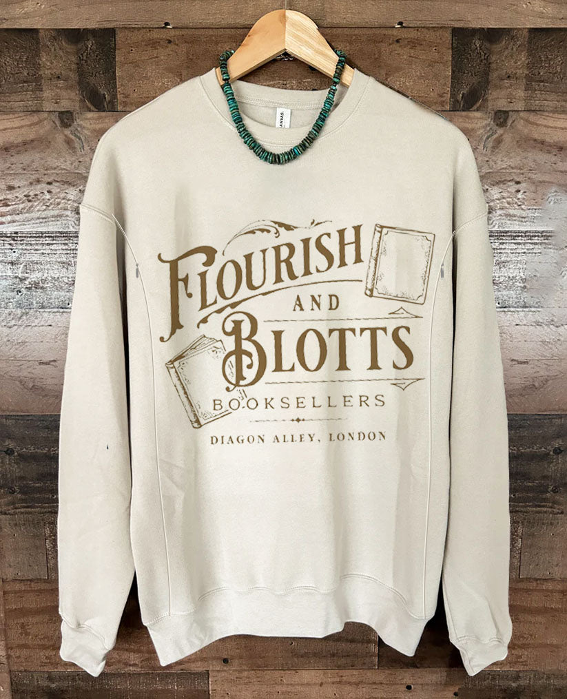 Flourish and Blotts Nursing Sweatshirt-LullabMommy
