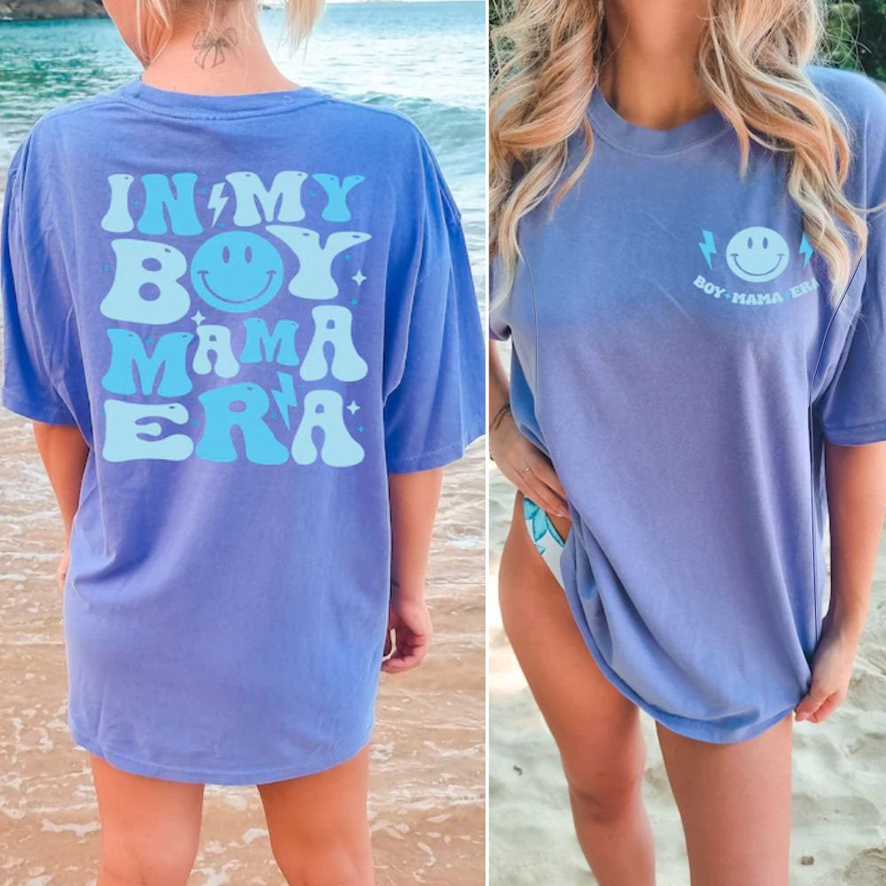 In My Boy Mama Era Nursing T-shirt-LullabMommy