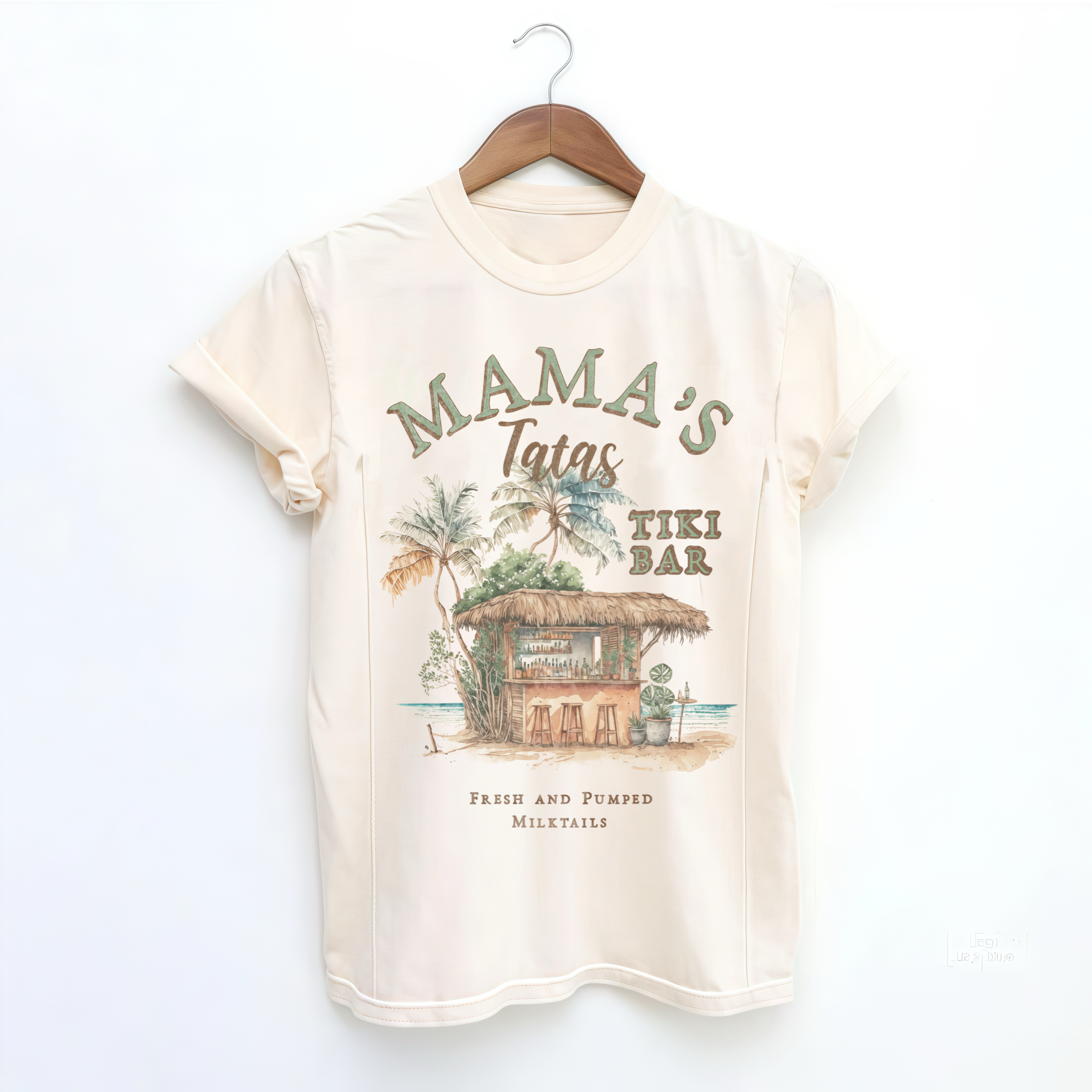 Mama’s Tiki Bar: Serving Up Tatas Nursing T-shirt