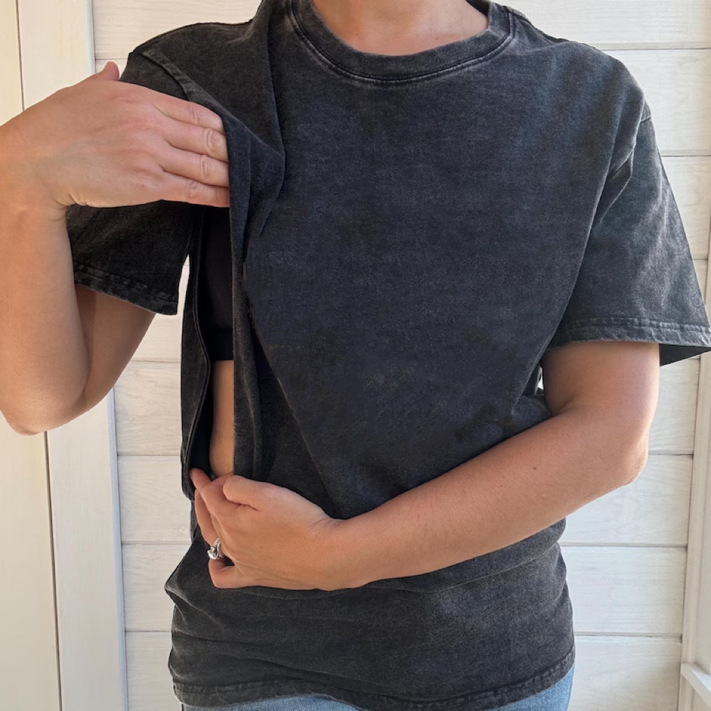 Custom Mama Vibes Nursing T-shirt