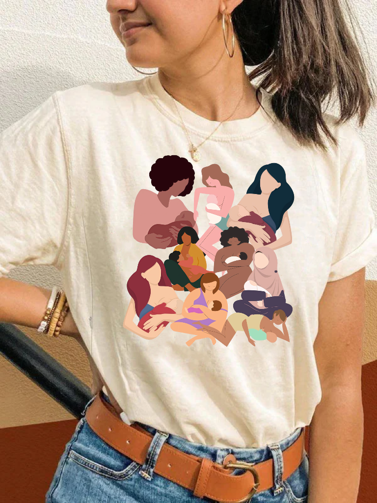 Breastfeeding Mama's Life Nursing T-shirt