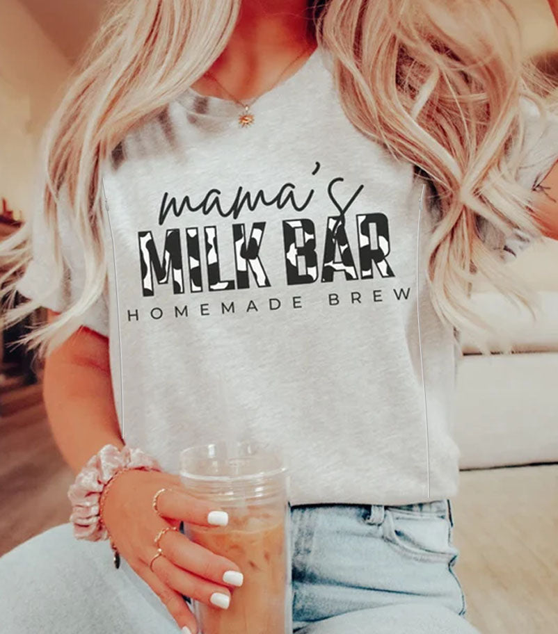 Mama's Milk Homemade Brew Breastfeeding T-shirt-LullabMommy