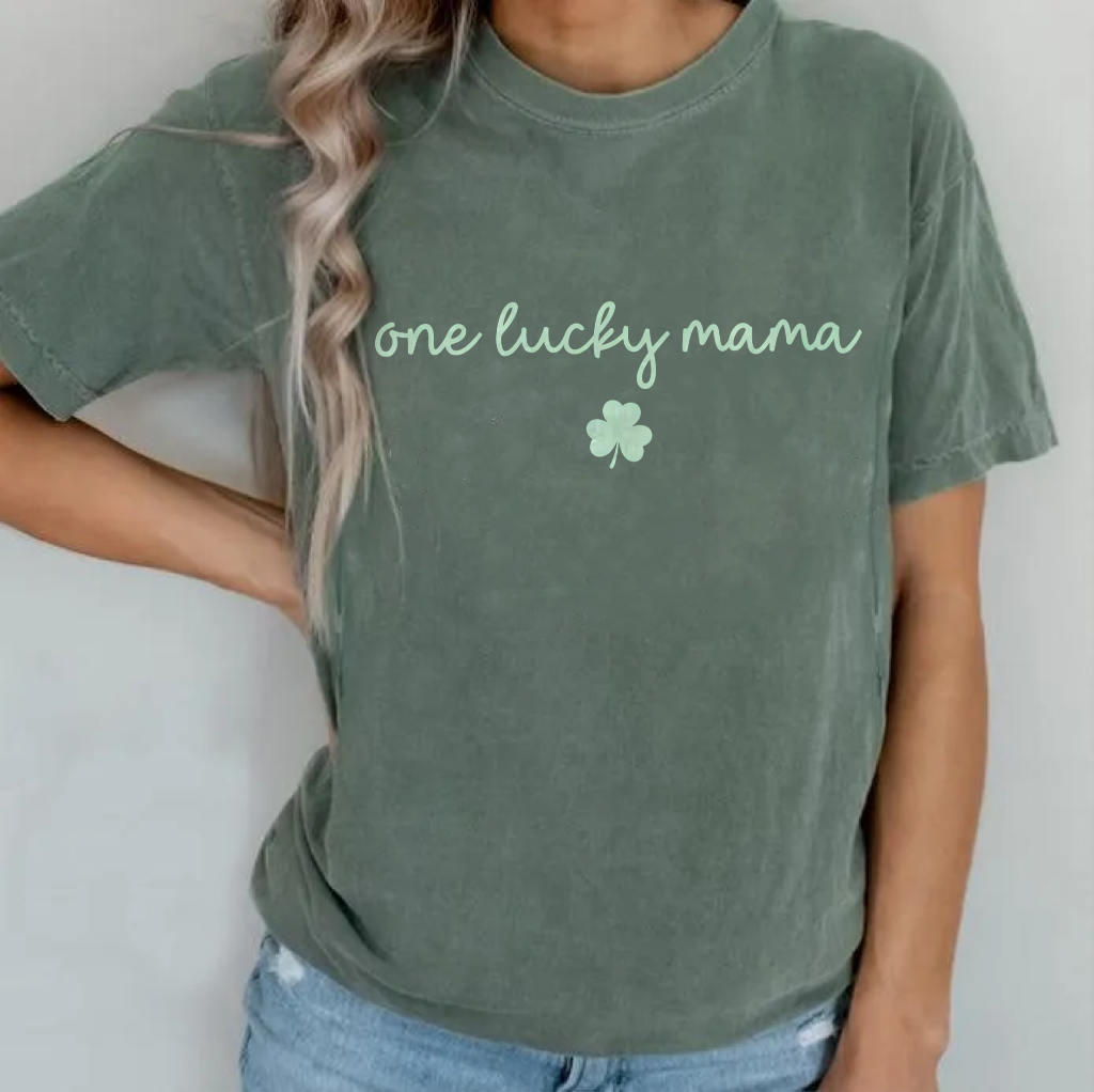 One Lucky Mama Breastfeeding Tee