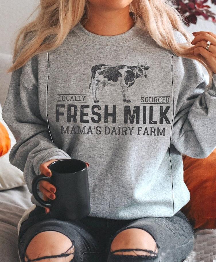 Eat Local Breastfeeding Nursing Friendly Sweatshirt-LullabMommy