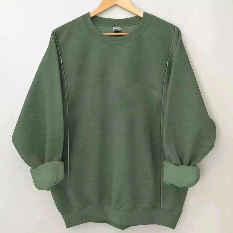 Mama's Solid Color Nursing Sweatshirt-LullabMommy