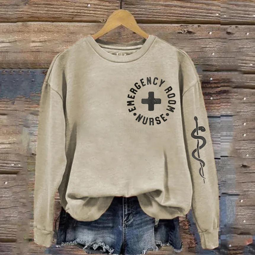 Emergency Room Nurse Sweatshirt-LullabMommy