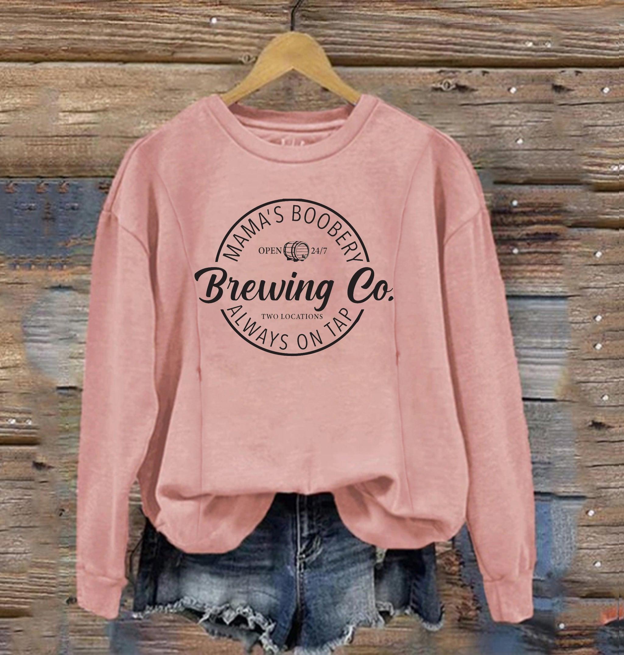 Funny Breastfeeding Nursing Crewneck Sweatshirt-LullabMommy