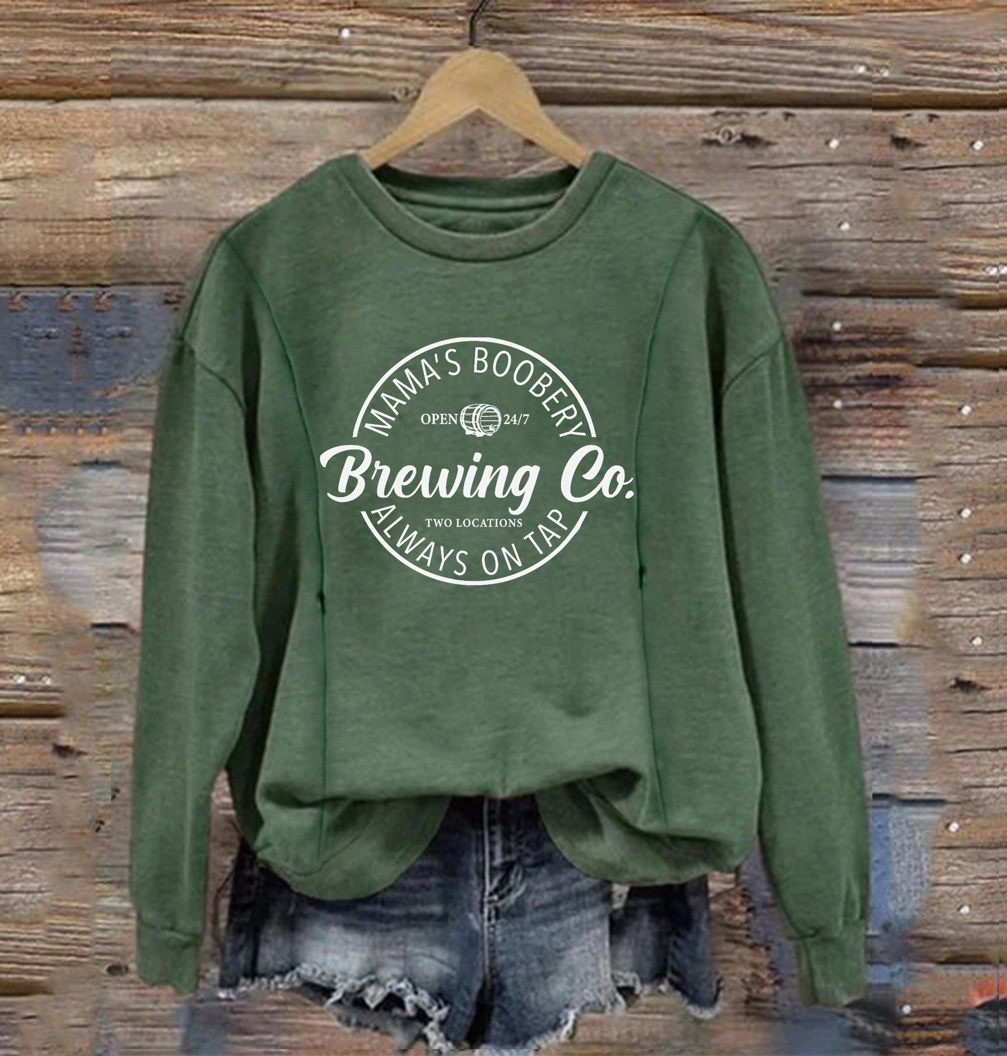 Funny Breastfeeding Nursing Crewneck Sweatshirt-LullabMommy