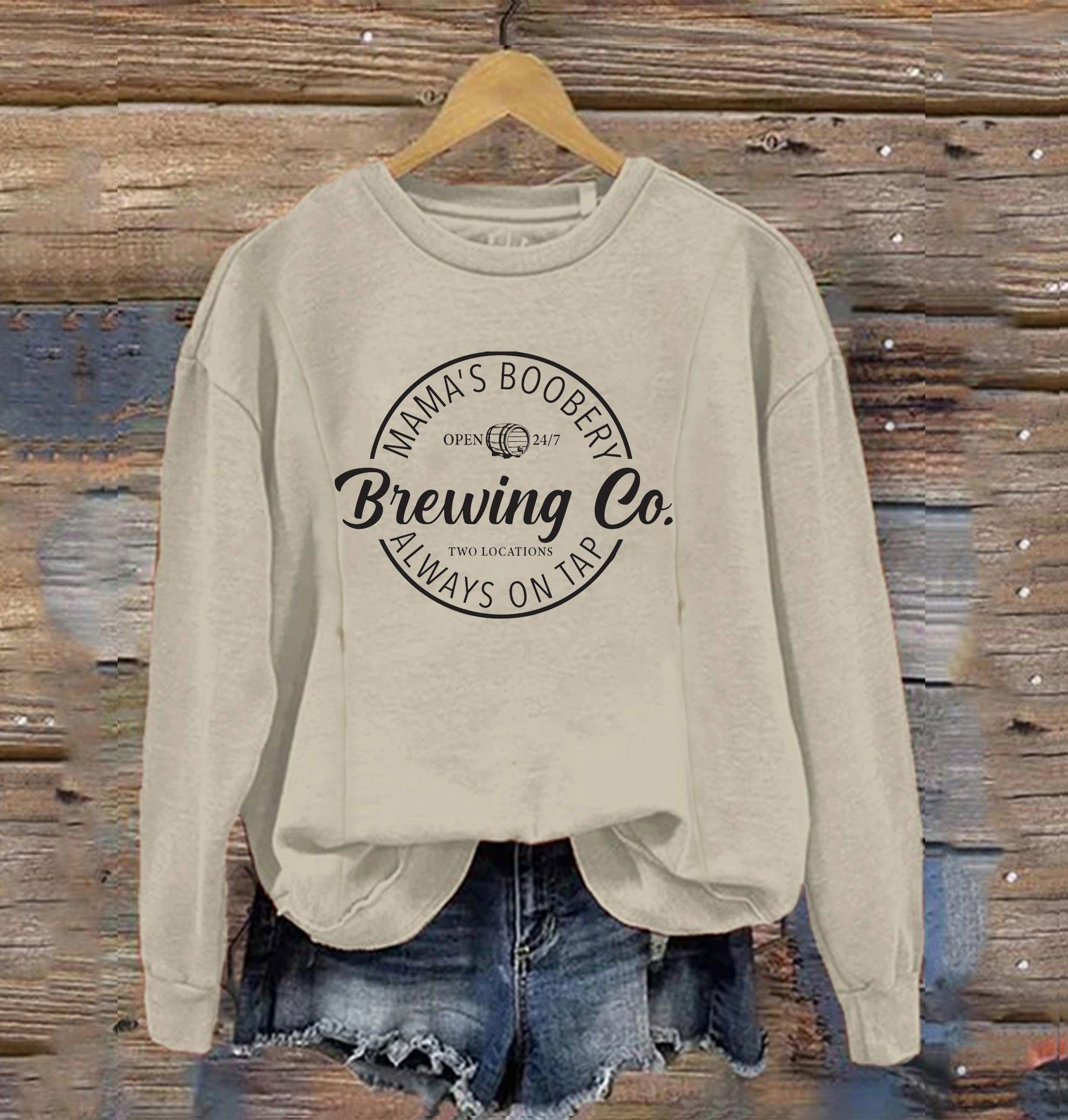 Funny Breastfeeding Nursing Crewneck Sweatshirt-LullabMommy