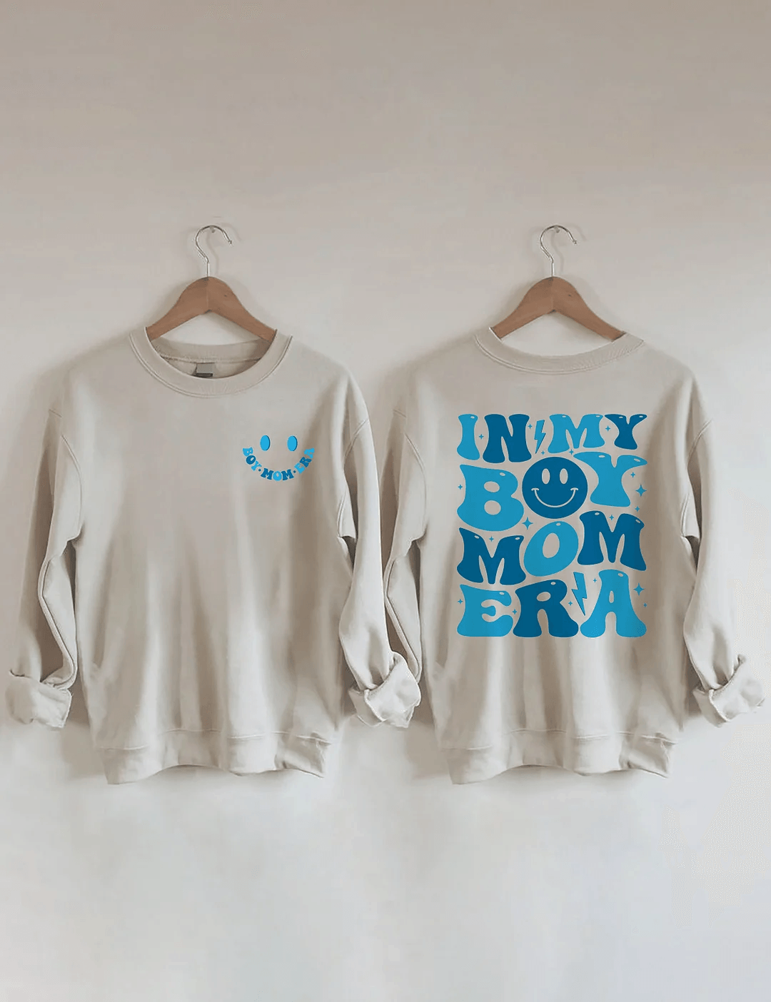 In My Boy Mom Era Crewneck Sweatshirt-LullabMommy