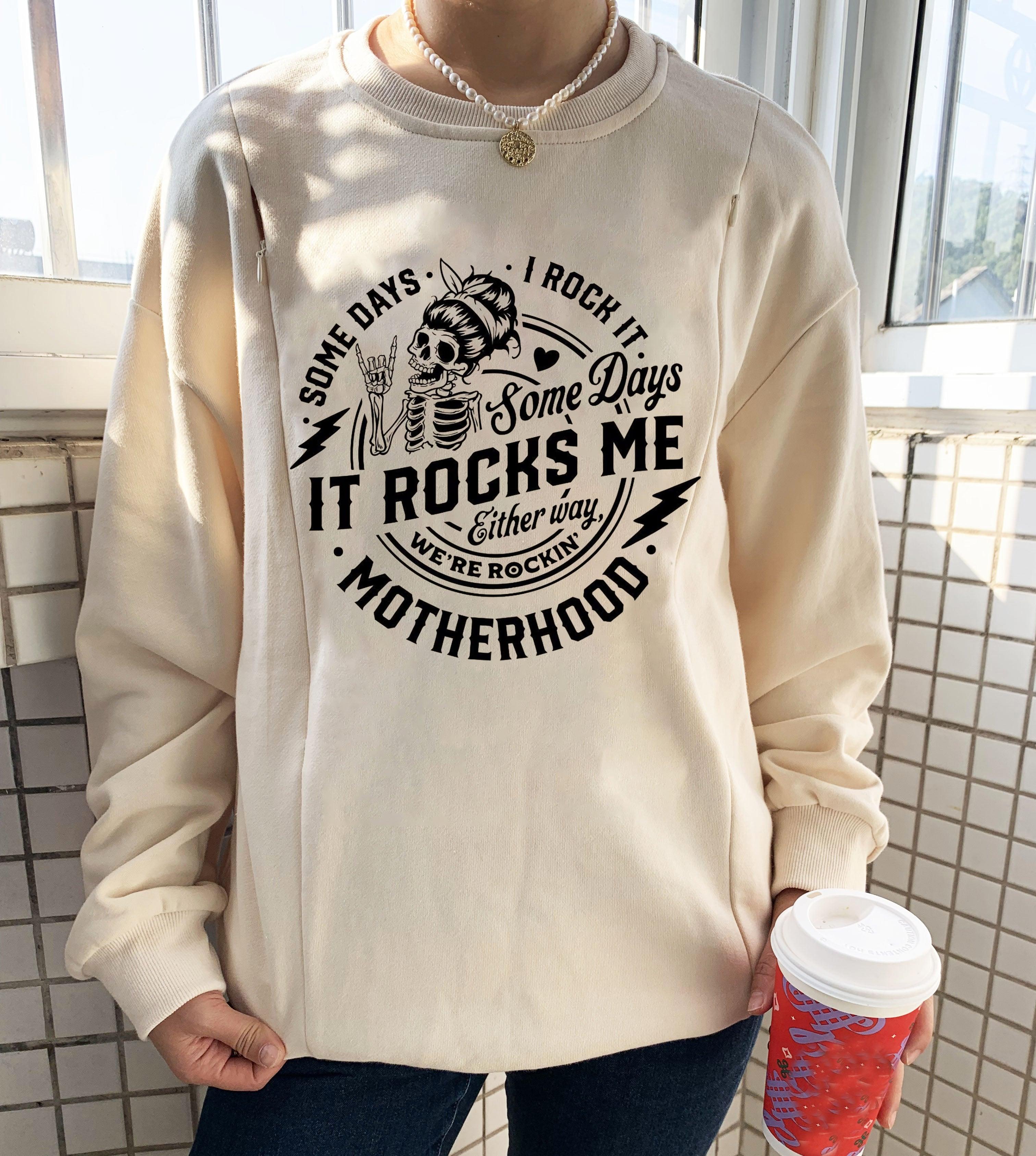 It Rocks Me Funny Breastfeeding Sweatshirt-LullabMommy