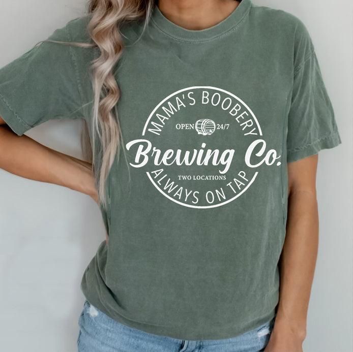 Mama's Boobery Breastfeeding Nursing T-shirt-LullabMommy