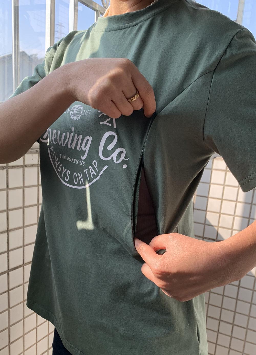 Mama's Boobery Breastfeeding Nursing T-shirt-LullabMommy