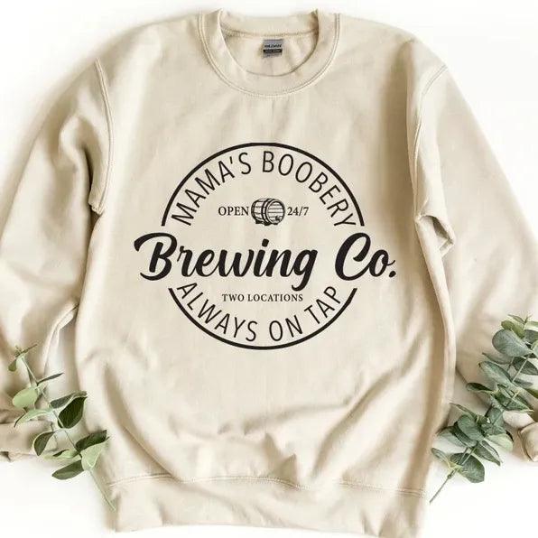 Mama's Boobery Casual Sweatshirt-LullabMommy