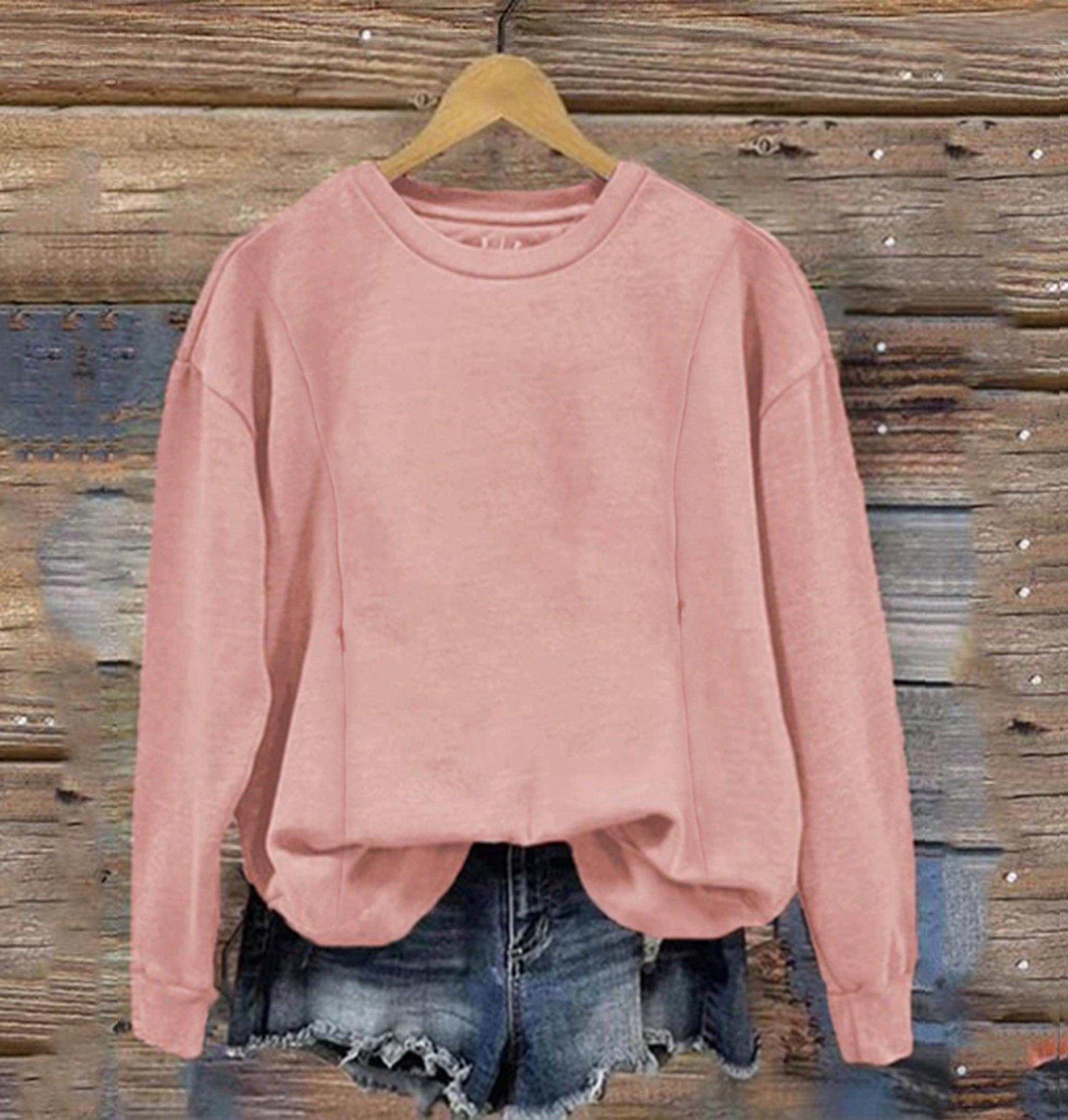 Mama's Solid Color Nursing Sweatshirt-LullabMommy