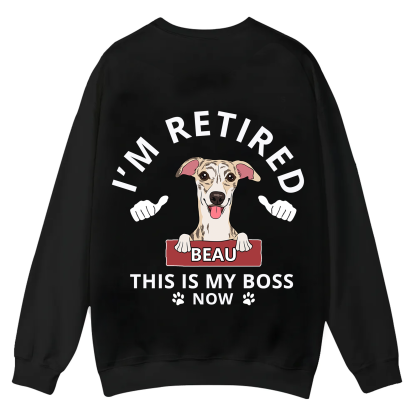 This Is My Boss - Personalized Custom Unisex Casual Crewneck Sweatshirt