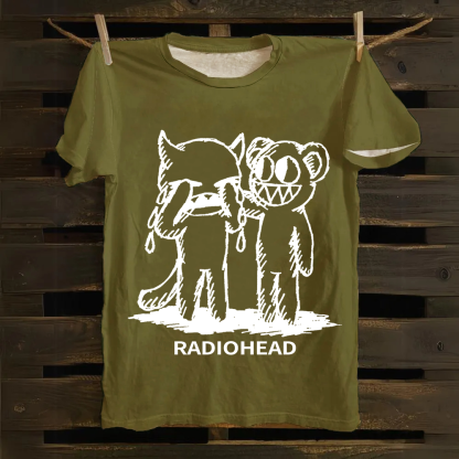 Unisex  Cotton  Radiohead T-Shirt