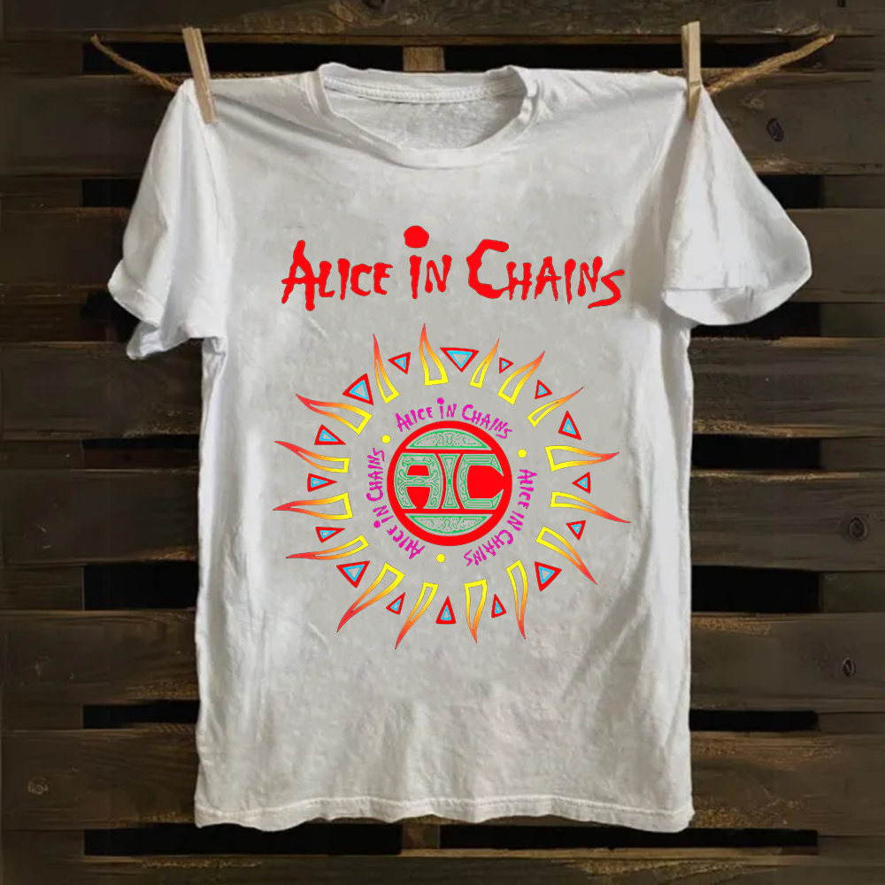 Unisex Vintage Alice in Chains Cotton T-Shirt