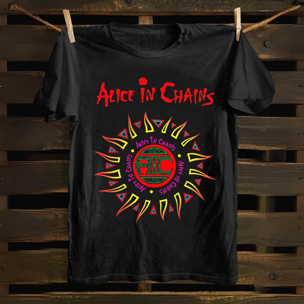 Unisex Vintage Alice in Chains Cotton T-Shirt