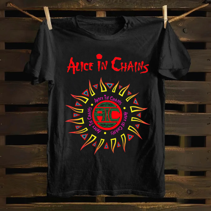 Unisex Vintage Alice in Chains Cotton T-Shirt