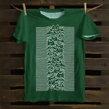 Unisex Vintage Joy division Cat Cotton T-Shirt
